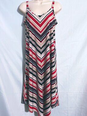 Alchemy Thread Striped Sleeveless Dress Size S